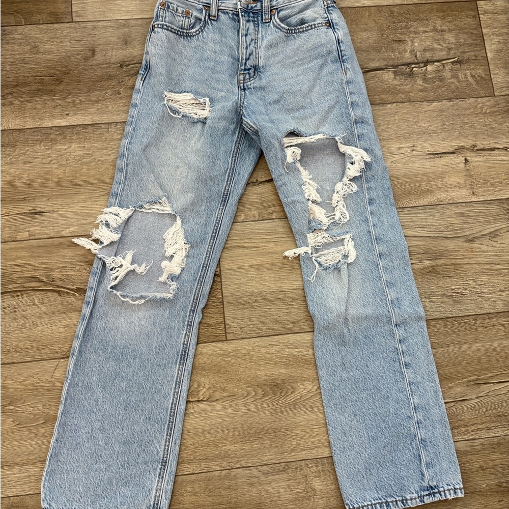 Aeropostale Light Blue Baggy Jeans